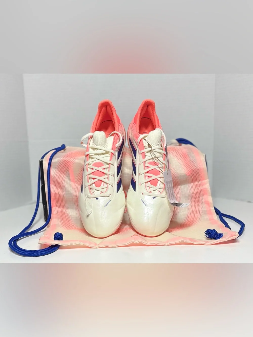 Adidas Copa Pure 3 Elite FG Leather Coral Blaze Pack Soccer Cleats JH8728 NEW